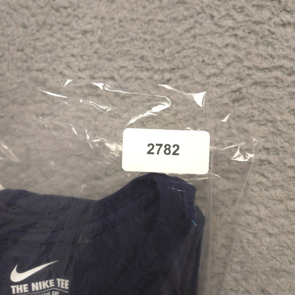 Nike "The Beast Never Stops" Graphic T-Shirt Navy Blue XL Athletic Cut - Picture 12 of 12